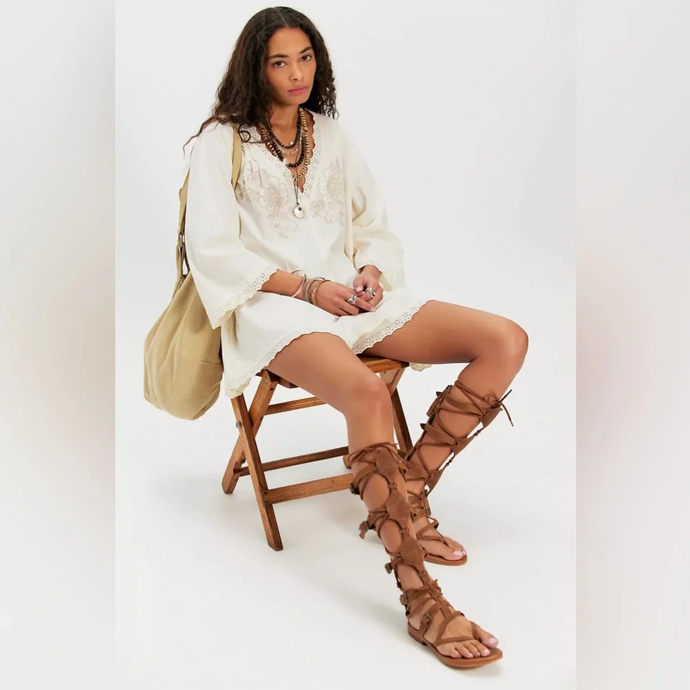 Free People Cawley Embroidered Romper - Picture 3 of 9